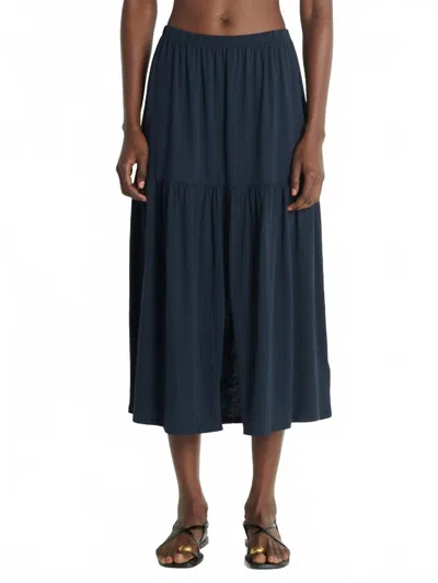 Nation Ltd Esmeralda Midi Skirt In Night Sky In Blue