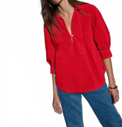 Nation Ltd Everlee Shirt In Red