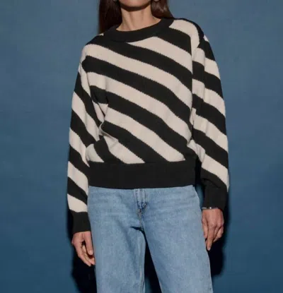 Nation Ltd Fabienne Sweater In Parchment Regatta Stripe In Multi