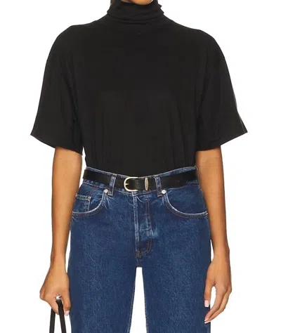 Nation Ltd Fable Turtleneck Tee In Black