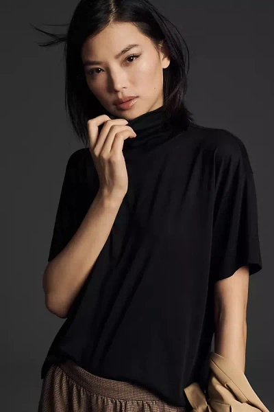 Nation Ltd Fable Turtleneck Top In Black