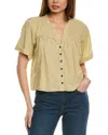 Nation Ltd Filippa Swingy Blouse In Yellow
