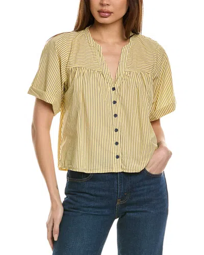 Nation Ltd Filippa Swingy Blouse In Yellow
