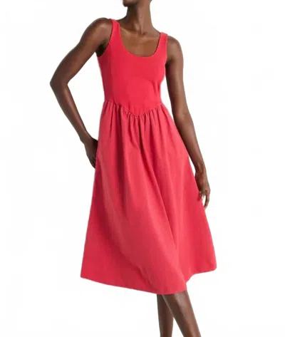 Nation Ltd Fiona Dress In Heartbeat Red