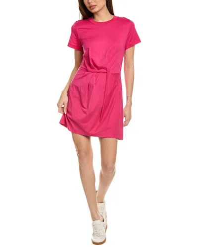 Nation Ltd Fortuna Twisted T-shirt Dress In Grey