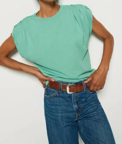 Nation Ltd Frankie Muscle Tee In Green Stone