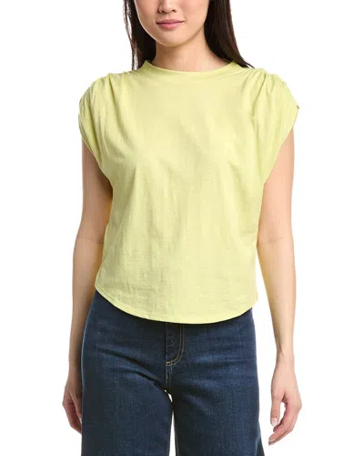 Nation Ltd Frankie Muscle T-shirt In Yellow