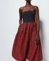 Nation Ltd Gabbriette Midi Dress In Abs Swirl In Multi