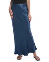 Nation Ltd Gaia Bias Cut Maxi Skirt In Deep Space In Blue