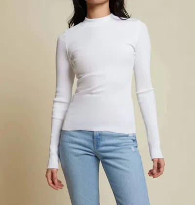 Nation Ltd Gina Long Sleeve Top In White