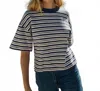 Nation Ltd Gio Sweatshirt In Tossed Stripe In Multi