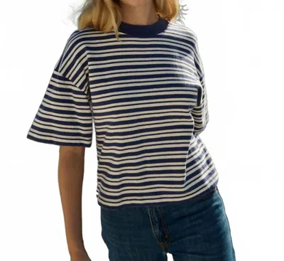 Nation Ltd Gio Sweatshirt In Tossed Stripe In Multi