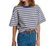 Nation Ltd Gio Sweatshirt In Tossed Stripe In Multi