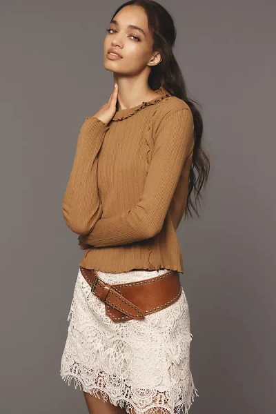 Nation Ltd Gizelle Long-sleeve Top In Green
