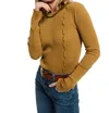 Nation Ltd Gizelle Top In Olive Wood In Multi