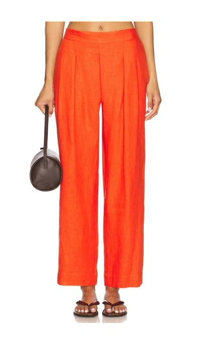 Nation Ltd Grayson Pant In Red