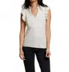 Nation Ltd Habiba Fancy Tank In White In White