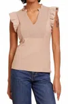 Nation Ltd Habiba Fancy Tank Top In Gold