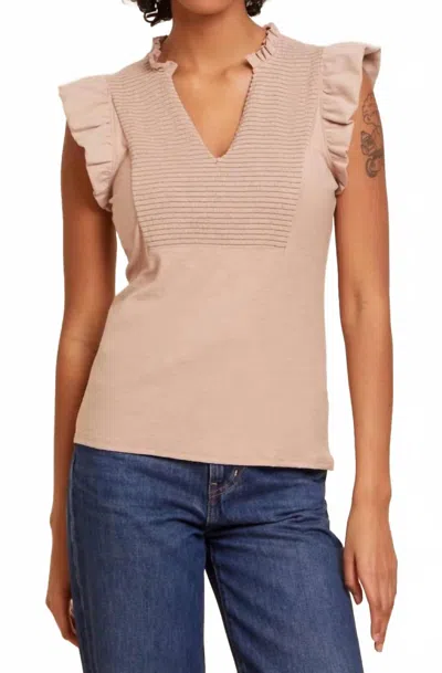 Nation Ltd Habiba Fancy Tank Top In Gold