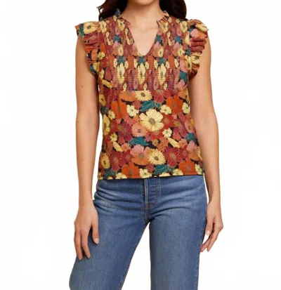Nation Ltd Habiba Fancy Tank Top In Kimono In Multi