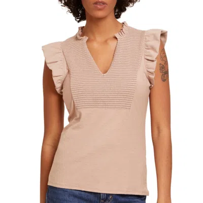 Nation Ltd Habiba Fancy Tank Top In Gold