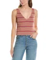 Nation Ltd Haru Rib Cami Top In Bisou Stripe