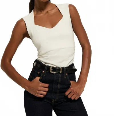 Nation Ltd Haven Sleeveless Tee In Porcelain In White