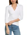 Nation Ltd Hollace Collared Combo T-shirt In White