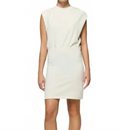 NATION LTD JAC MUSCLE MINI DRESS IN PORCELAIN