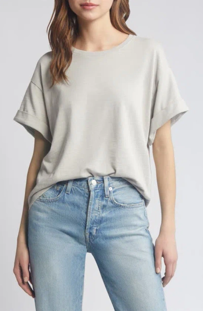 Nation Ltd Jade Keyhole T-shirt In Pumice