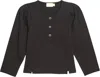 Nation Ltd Janney Henley Top In Black In Black
