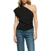 Nation Ltd Jaylen One-shoulder Cotton Top