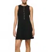 Nation Ltd Jayna Mini Dress In Jet Black In Black