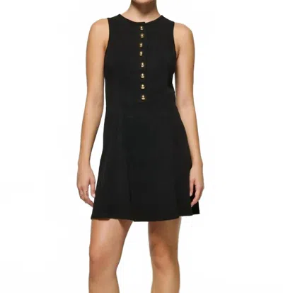 NATION LTD JAYNA MINI DRESS IN JET BLACK
