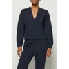 Nation Ltd Jessi Split Neck Sweatshirt In Night Sky