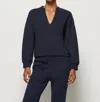 Nation Ltd Jessi V Neck Sweatshirt In Night Sky In Blue