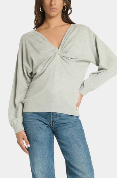 Nation Ltd Jolie Sweater In Heather Grey In Multi