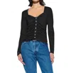 Nation Ltd Jordana Top In Jet Black In Black