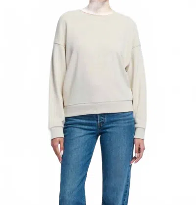 Nation Ltd Jovie Classic Sweatshirt In Heather Oatmeal In Neutral