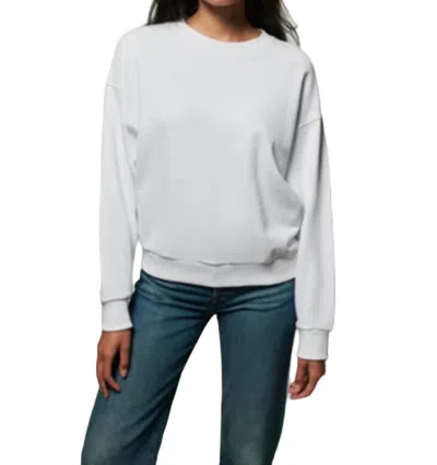 Nation Ltd Jovie Classic Sweatshirt In White