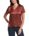 Nation Ltd June T-shirt In Burgundy