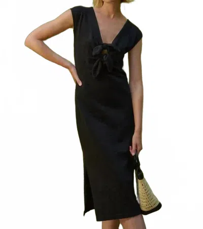 Nation Ltd Kalee Column Dress In Black