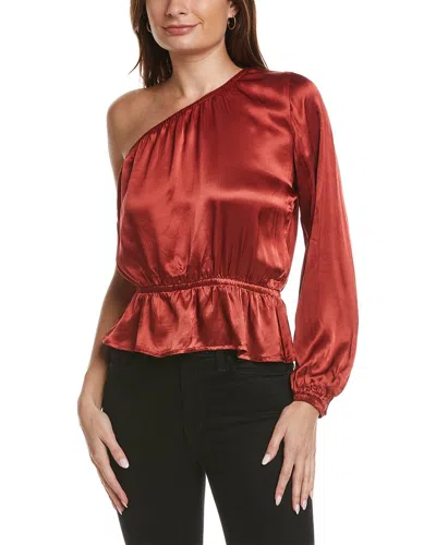 Nation Ltd Kamari One-shoulder Top In Red