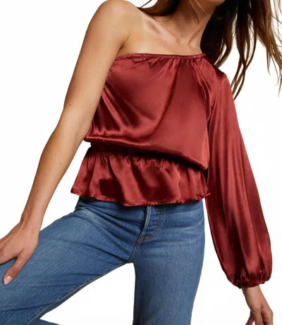 NATION LTD KAMARI TOP IN RUBY
