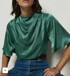 Nation Ltd Karine Blouse In Spruce In Green
