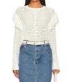 Nation Ltd Kay Pullover Sweater In Porcelain In White