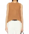 Nation Ltd La Eliana Knit Tank In Praline In Multi