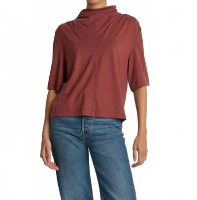 Nation Ltd Lara Tee In Red In Burgundy