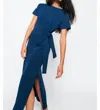 NATION LTD LAVI TIED DRESS IN DEEP SPACE