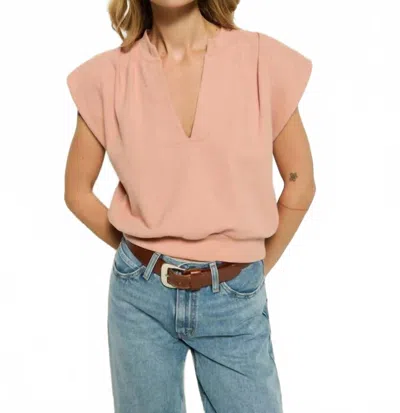 Nation Ltd Lenon Sweatshirt Top In Sandstorm In Multi